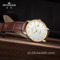 SKYSEED [Movimento de ouro atualizado] Diamond Watch Through